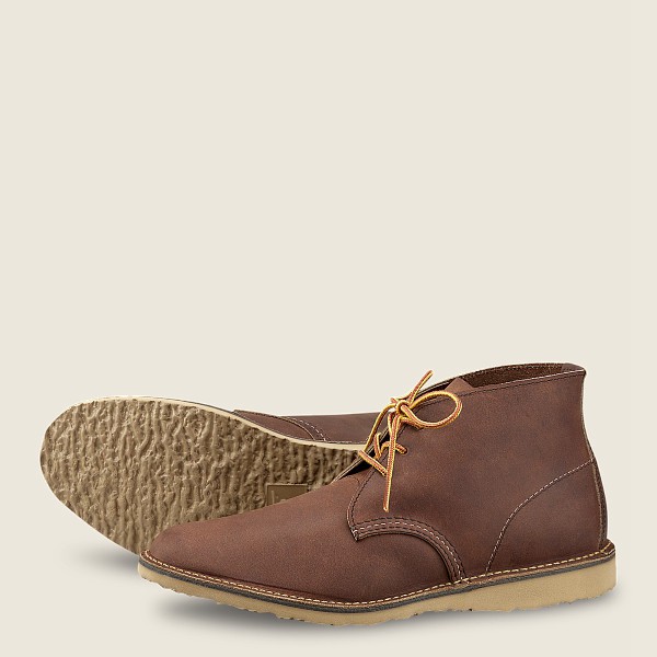 Zapatos Red Wing Heritage Hombre Marrom - Weekender – Chukka Yuma Cuero - 125-AEIHFJ